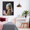 Stupell Industries Girl With Pink Phone Funny Framed Giclee, design by Masters Redux